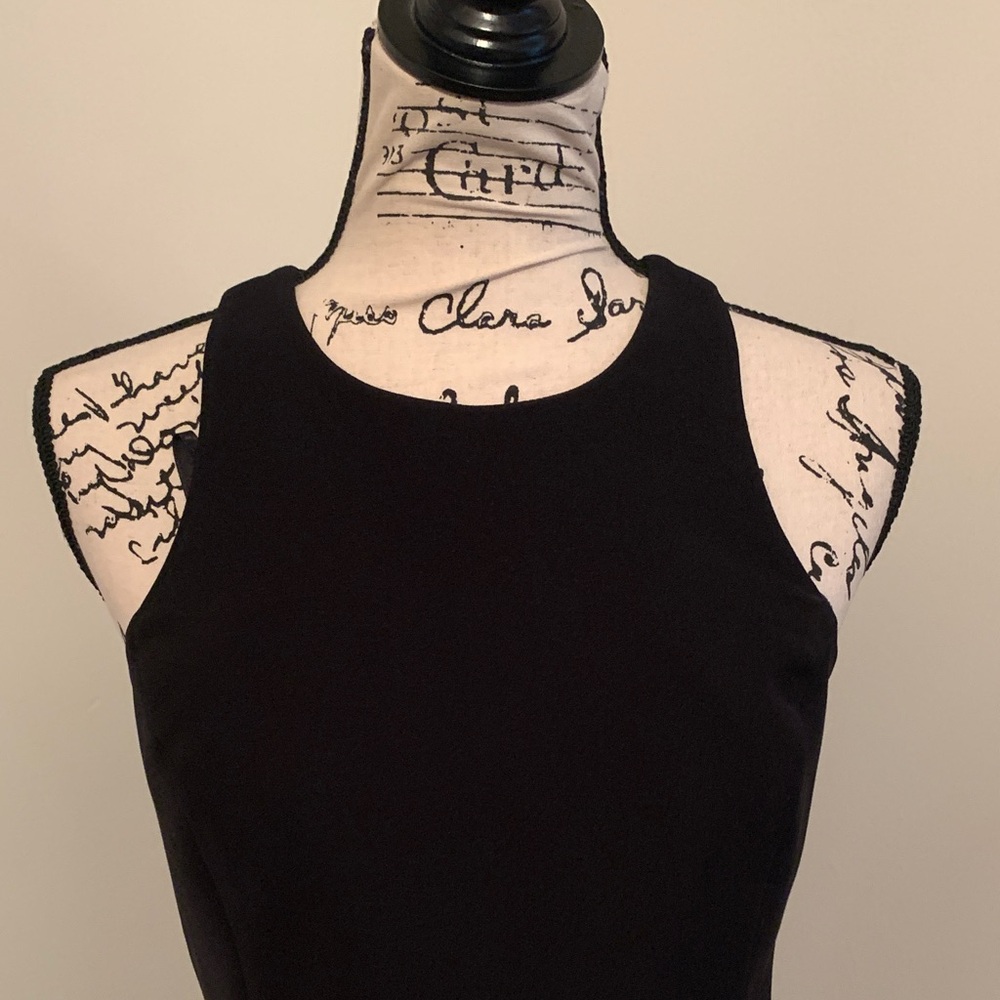 Vintage CDC Petites Classic Cocktail Mini Dress (Black) - Picture 2 of 14